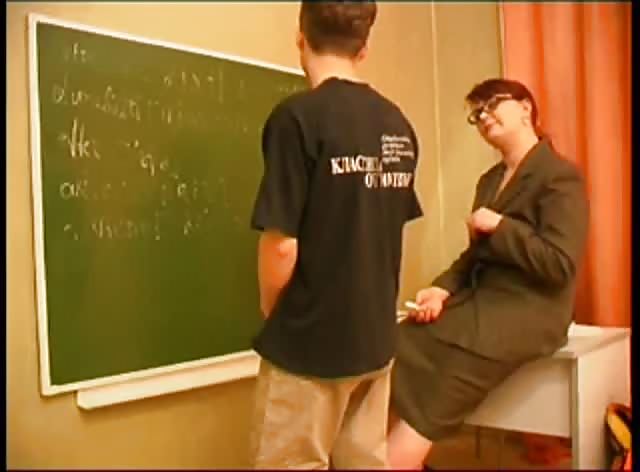 Busty Russian Teacher Seduces and Fucks Her Shy Student